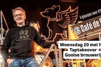 Taptakeover Gooische bierbrouwerij 20 mei 2026 19u&nbsp;Ticket Taptakeover 20  mei